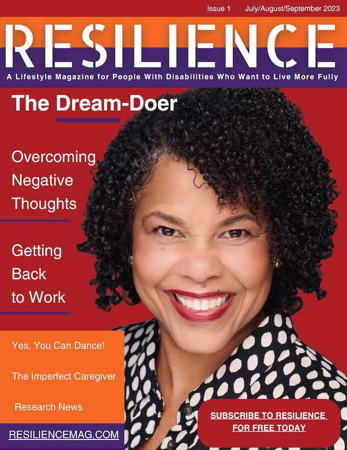 Cover of first issue of Resilience magazine, featuring a headshot of Dr. Donna Walton.